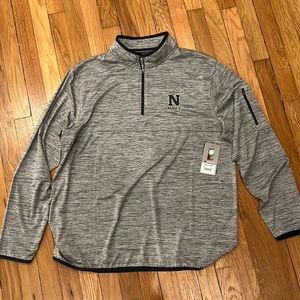 NWT Navy Naval Academy Quarter Zip Athletic